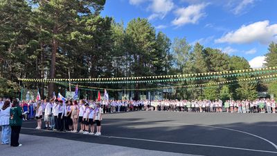 Первый общий танец второй смены