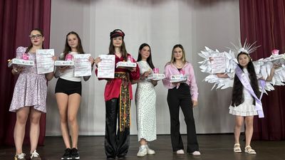 Церемония награждения конкурсанток