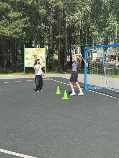 Игровой момент в русской лапте