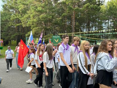 Финальные минуты второй смены «Орлята России»