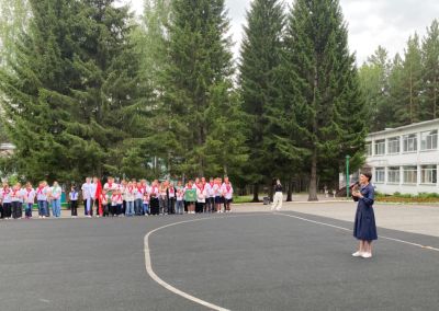 Открытие третьей смены в лагере «Сокол»