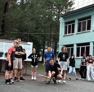 Победители соревнований по городкам