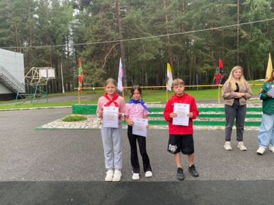 Награждение победителей «Весёлых стартов»