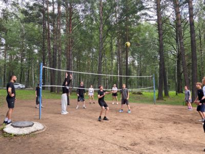 Турнир по волейболу в лагере «Сокол»