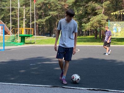 Награждение победителей футбольного турнира