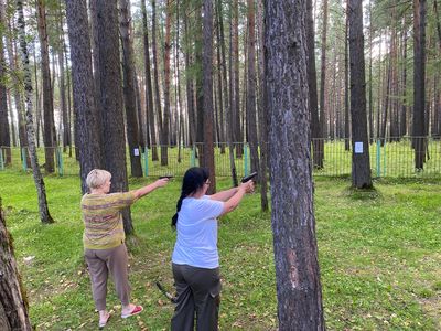 Педагоги готовятся к выполнению стрелкового задания